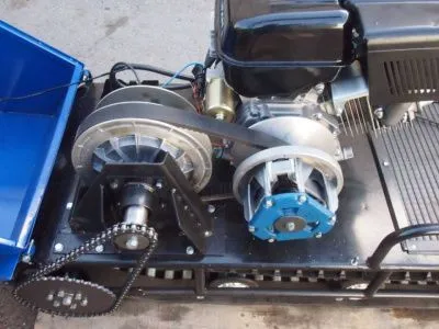 Мотобуксировщик без лыжного модуля 18.5 л.с., Лидер-1-3Т-18,5АП (3 т), АДАПТИВНАЯ ПОДВЕСКА