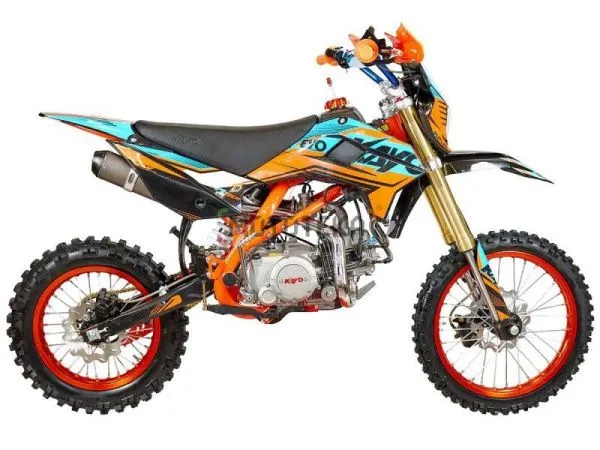 Питбайк KAYO (Кайо) EVOLUTION YX140EM 17/14 KRZ (механ. сцепл., эл. стартер 2022 г.) | Мототека
