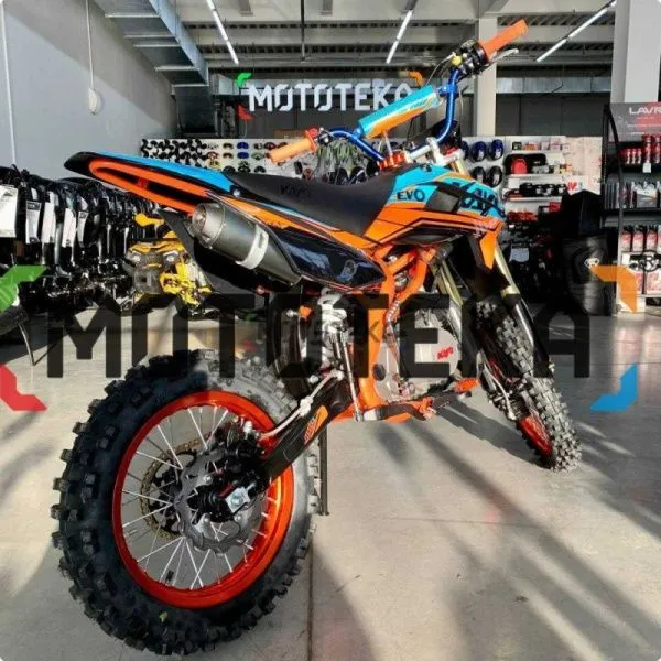 Питбайк KAYO (Кайо) EVOLUTION YX125EM 17/14 KRZ (механ. сцепл.. эл. стартер 2022 г.) | Мототека