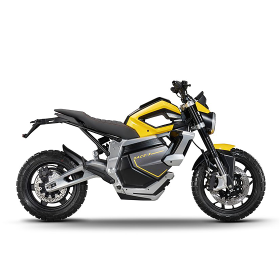 Электромотоцикл Velocifero (Велоциферо) RACE-X 7000W жёлтый | Мототека