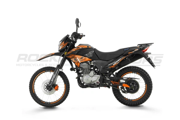 Мотоцикл кроссовый / эндуро ROCKOT (Рокот) XR250 чёрный/оранжевый 21/18 с ЭПТС | Мототека