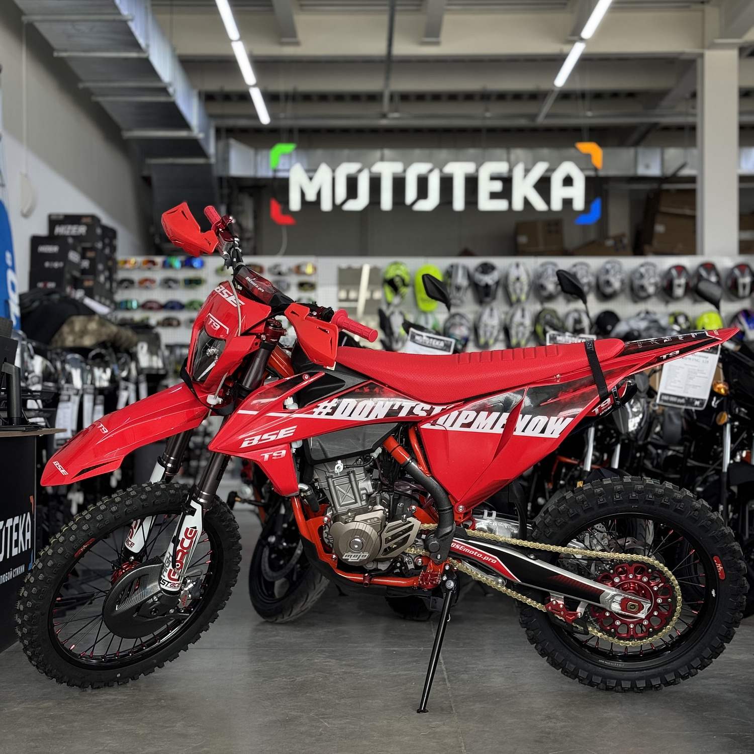 Сезон 2025! Мотоцикл кроссовый / эндуро BSE (БСЕ) T9 Red Arrow (TYX300SR)
